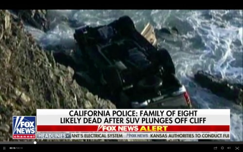 与白人警察拥抱爆红网络的非裔男孩因SUV坠崖失踪