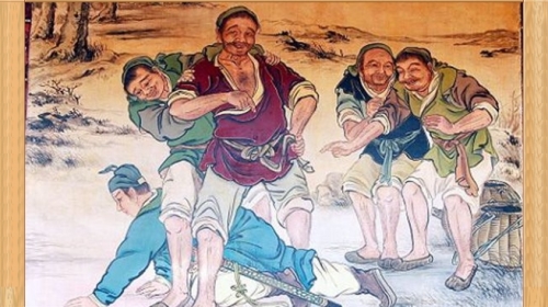 中国第一名将韩信曾遭受过“胯下之辱”。