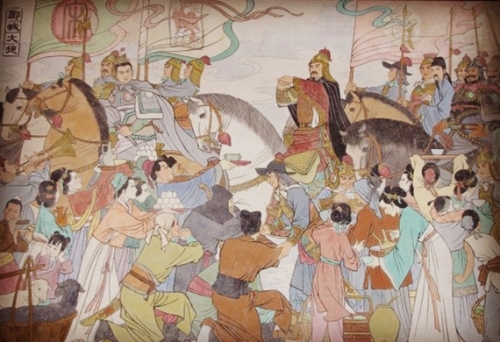 岳飛統領的岳家軍在朱仙鎮以五百人大破十萬金兵。（網路圖片）