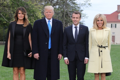 法國總統馬克龍開啟對美三日國事訪問