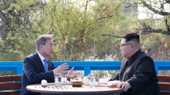 文金会散步密谈内幕曝光密送金正恩U盘(图)