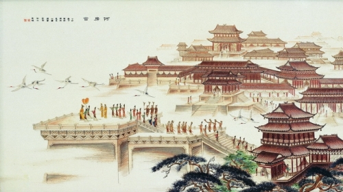 秦始皇修建的阿房宫是历史记载当中最为雄伟的宫殿建筑。