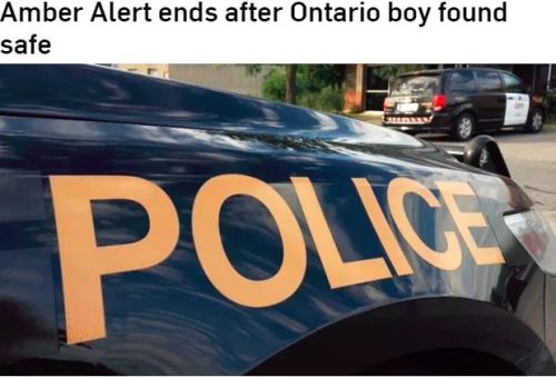加拿大緊急警報第一次正式響起，失蹤小孩1小時救回