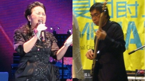 特別貢獻獎得主給「黑色旋風」蘇芮及貝斯演奏家郭宗韶。