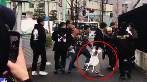 中国人在东京群殴日本保安被逮捕视频/组图