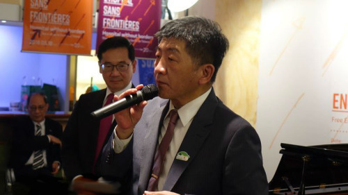台湾今年未受邀世卫大会（WHA），卫生福利部长陈时中在日内瓦发声。