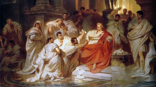 恺撒一生经历极富传奇色彩，他是古罗马最伟大的政治家和军事统帅。当时参与刺杀行动的有六十多人，而这些人在日后三年内均死于非命。