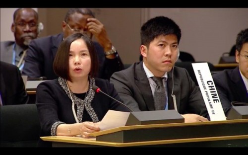 中国代表团于WHA提出抗辩，并重提“一中原则”。