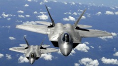 防金正恩耍诈美紧急部署8架F-22战机(图)