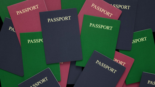 一般常见的护照有绿色、红色、蓝色和黑色。
