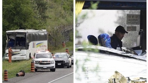 36名中国游客加拿大遇车祸1死24伤