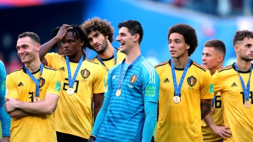 2018年7月14日，俄罗斯世界杯倒数第二场比赛，比利时战胜英格兰获得季军。