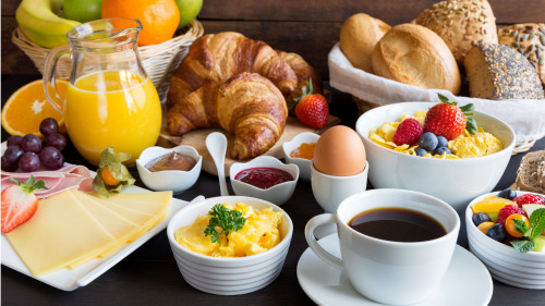营养丰富的早餐让人一天精力充沛。