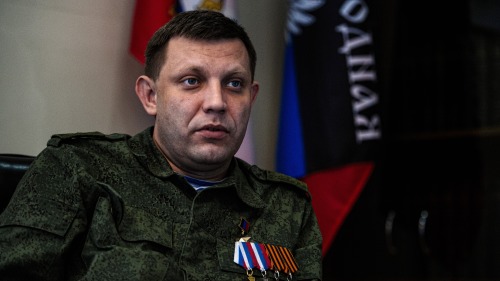 烏克蘭東部主要分離主義領袖札哈成柯