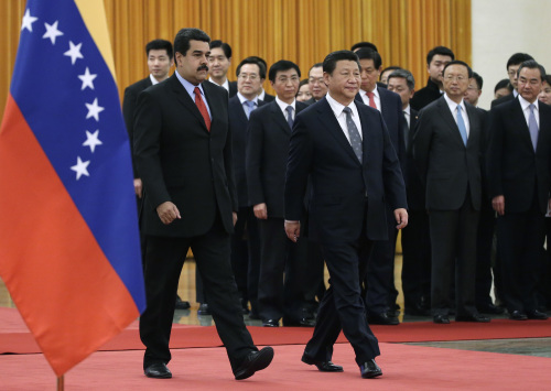 2015年1月7日，馬杜羅訪問中國時受到習近平接見。