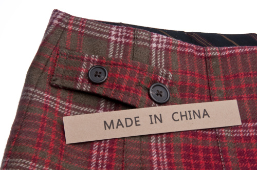 中國製造的衣服