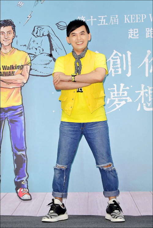 常赴大陆参加节目嘉宾的台湾艺人黄子佼。 