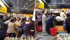 超市瘋狂一幕：玉米減價華人你推我撞33秒全搶空(視頻)