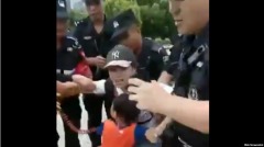 警察暴力打壓P2P難民王倩對中共絕望自殺(組圖)