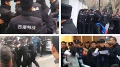 3000特警暴力鎮壓金融難民怒「我不是犯人」(圖)