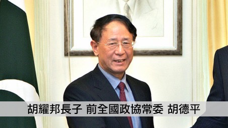 胡耀邦长子：政治上要被台湾抛在后面了(组图)