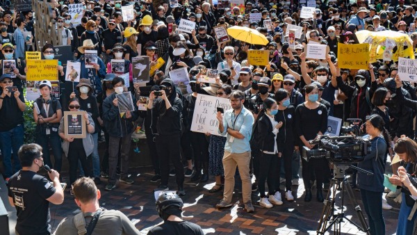 支持香港抗议的澳洲华人