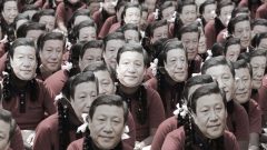 習近平訪印度2000當地學生「蒙面」歡迎(圖)