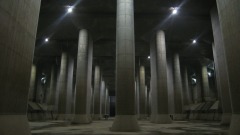 台风哈吉贝登陆日本启动知名地下排水设施(组图)