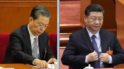 去年10月底的四中全会前，亲北京港媒爆料：赵乐际遭习近平警告。