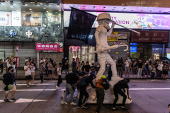 引「緊急法」氣氛緊張全港進了戒嚴狀態(組圖)