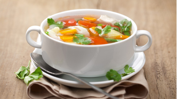 比較養胃的東西首選不是粥，而是湯。