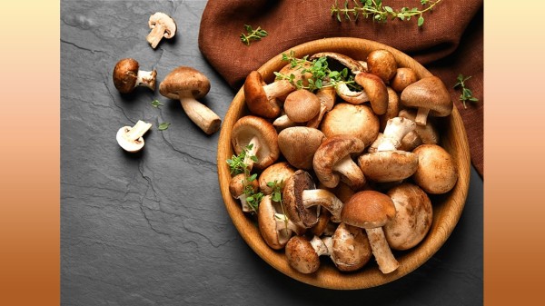 食用香菇能减少胆固醇的出现，保持血管壁弹性，避免血管硬化的发生。