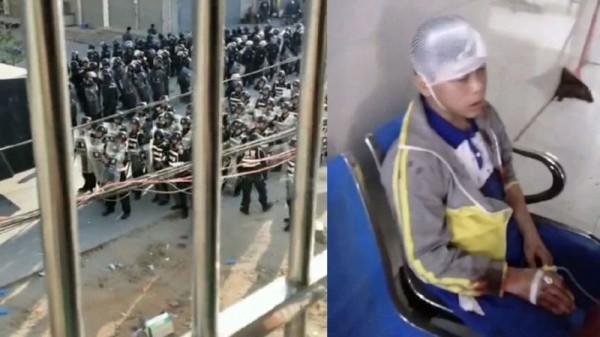 广东爆大规模抗争喊出“时代革命”遭特警镇压
