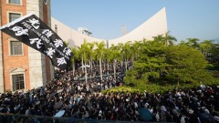 香港三大游行逾38万港人反警暴反极权