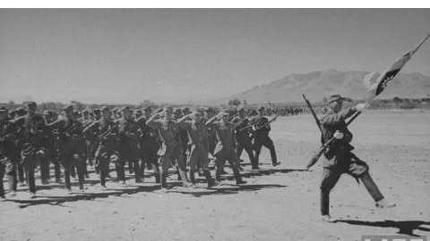 1943年，国军中央军进军新疆。（网络图片）