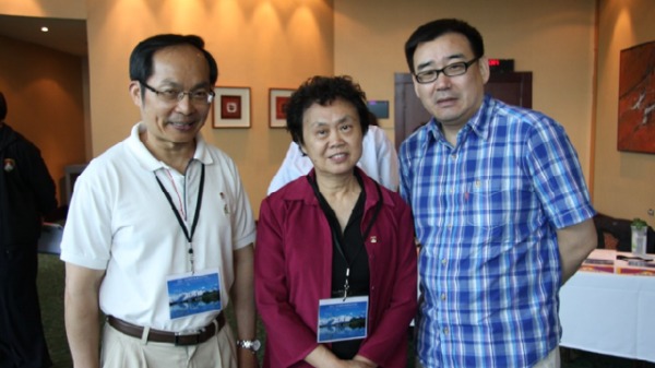 左起：冯崇义、齐家贞、杨恒均，摄于2012，12，29.悉尼