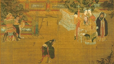 折檻圖，宋人繪，現藏于國立故宮博物院。