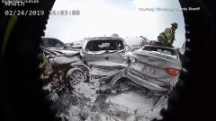 美威州史上最慘烈車禍：131輛車變廢鐵女驚呼「救我」(組圖)