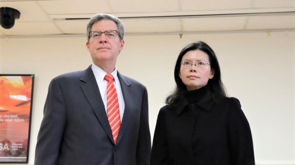 布朗贝克与李净瑜在台湾会面