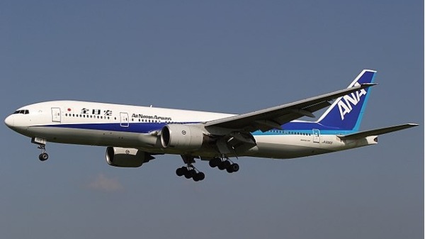 一家英国航空服务调查机构评选出“全球前30名最干净的航空公司”。由日本全日空勇夺冠军！台湾长荣航空拿下第二。图为全日空。