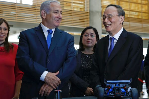 2018年10月24日，王岐山访问以色列，希望加强两国之间的商业关系。
