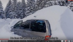 男子與狗大雪中被困車內五天全靠它存活(圖視頻)