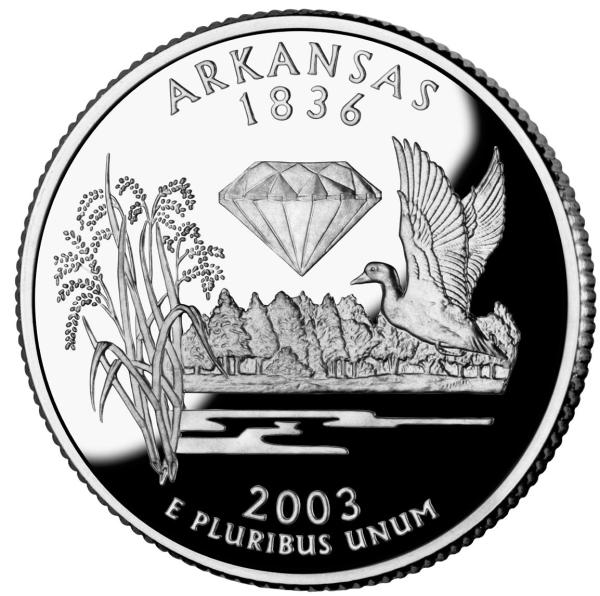 阿肯色州纪念币