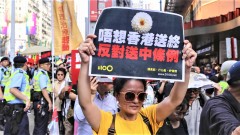 4.28香港13万人抗恶法大游行