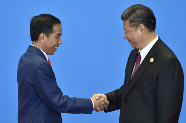 印尼總統佐科威與中國國家主席習近平