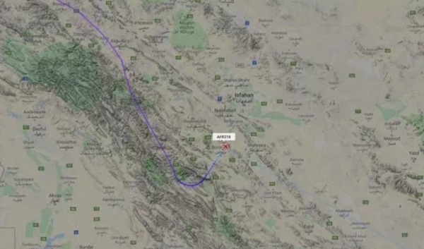 法航也出事了：客機一度失聯 迫降伊朗