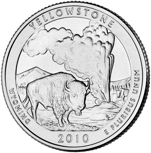 怀俄明州黄石国家公园流通纪念币