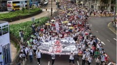 一国两制：“反送中”等成禁词香港学生发起罢课连署(组图)