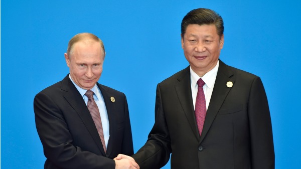 中國國家主席習近平與俄羅斯總統普京