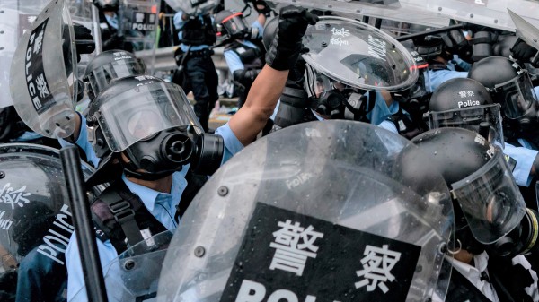 英國政府已經拒絕防暴盾出口予香港警察的牌照。